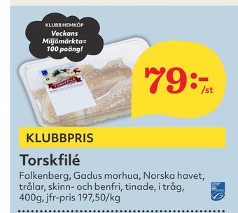 Hemköp Torskfilé erbjuda