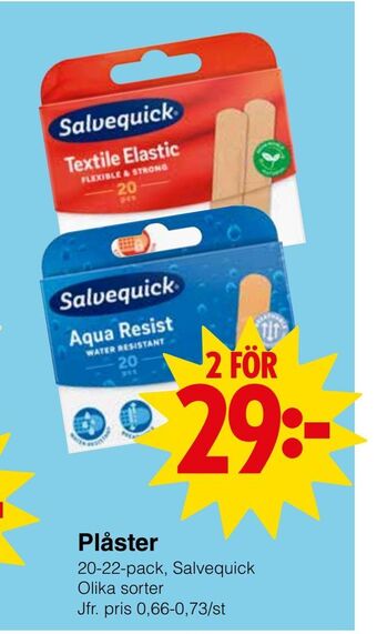 Matöppet Plåster erbjuda