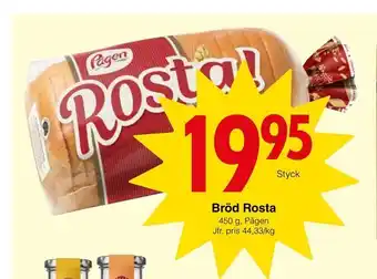 Matöppet Bröd Rosta erbjuda