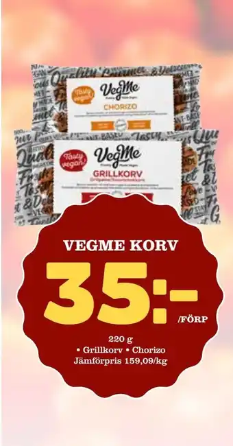 Vegme korv