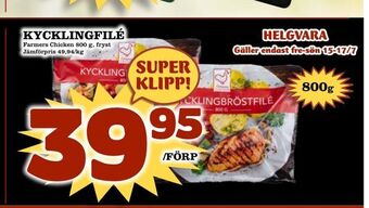 Nya Pulsen Kycklingfilé erbjuda