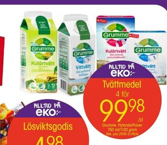 EKO Tvättmedel erbjuda