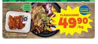 Stora Coop Grillkryddad fläskkarré erbjuda