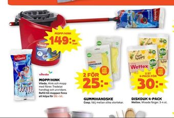 Stora Coop Mopp/hink erbjuda
