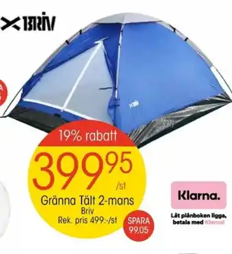 Gränna Tält 2-mans