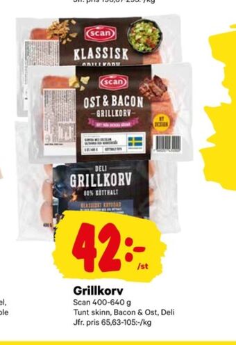 City Gross Scan grillkorv erbjuda