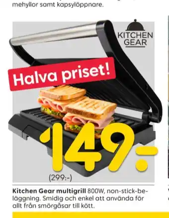 Kitchen gear smörgåsgrill