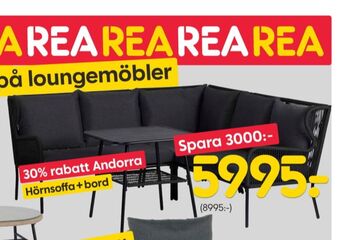 Rusta Dynor utemöbler erbjuda
