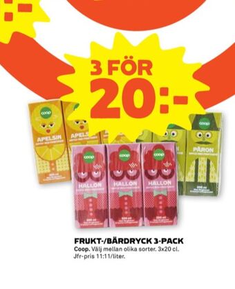 Stora Coop Coop fruktdryck erbjuda