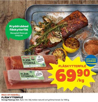 Coop Fläskytterfilé erbjuda