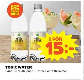 Coop Tonic Water erbjuda