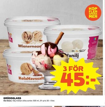 Coop Gräddglass erbjuda