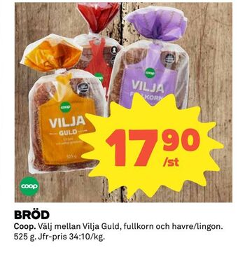 Coop BRÖD erbjuda