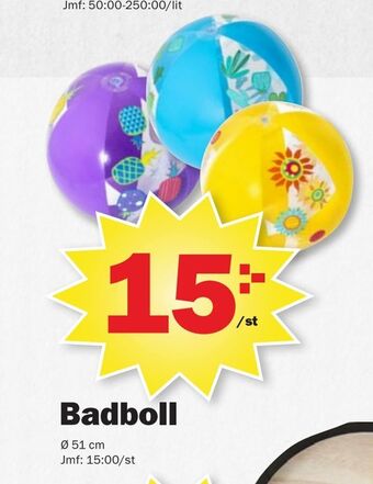 Pekås Badboll erbjuda