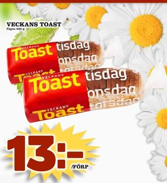 Prisma Mat Veckans toast erbjuda