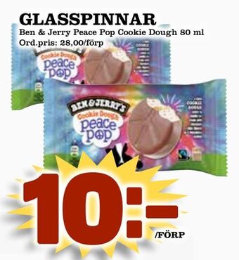 Supergrossen Glasspinnar erbjuda