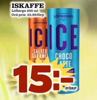 Supergrossen Iskaffe erbjuda