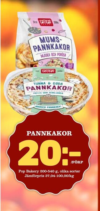Supergrossen Pannkakor erbjuda