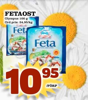 Supergrossen Fetaost erbjuda