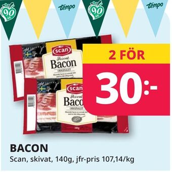 Tempo Bacon erbjuda