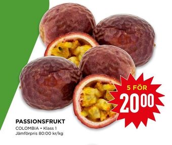 Willys Passionsfrukt erbjuda