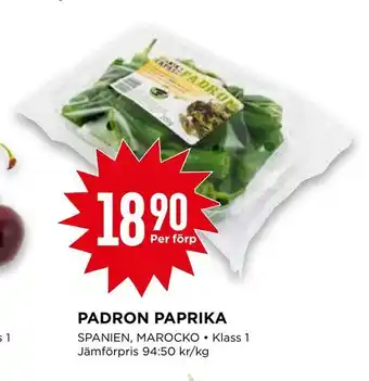 Willys Padron paprika erbjuda