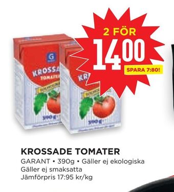 Willys Hemma Krossade tomater erbjuda