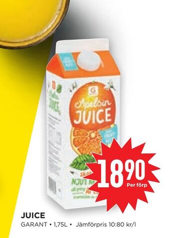 Willys Hemma Juice erbjuda