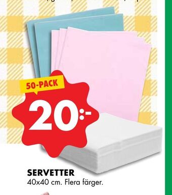 ÖoB Servetter erbjuda