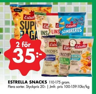 ÖoB Estrella snacks erbjuda
