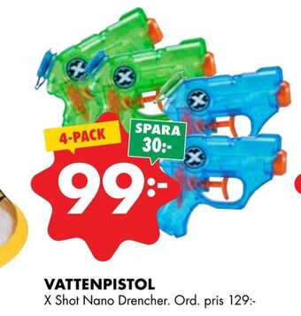 ÖoB Vattenpistol erbjuda