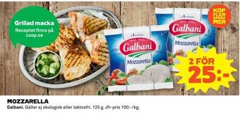 Coop Mozzarella erbjuda