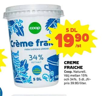 Coop Creme fraiche erbjuda