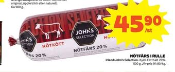 Coop Nötfärs i rulle erbjuda