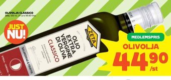 Coop Olivolja classico erbjuda