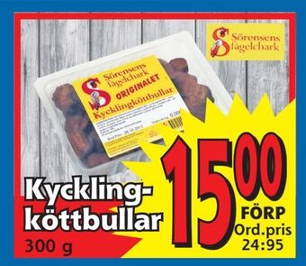 Supergrossen Kycklingköttbullar erbjuda