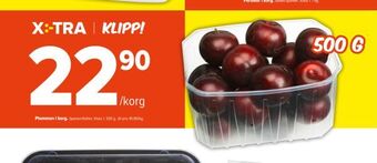 Coop Extra Plommon i korg erbjuda