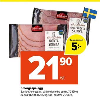 Coop Extra Smörgåspålägg erbjuda