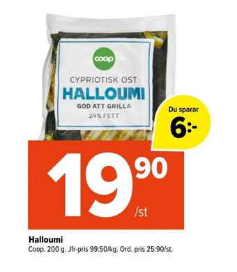 Coop Extra Halloumi erbjuda