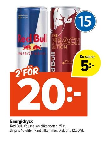 Coop Extra Energidryck erbjuda
