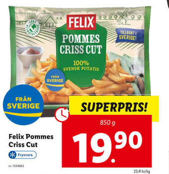 Lidl Felix Pommes Criss Cut erbjuda