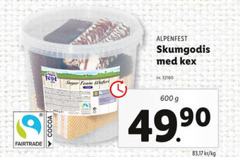 Lidl Skumgodis Med Kex erbjuda