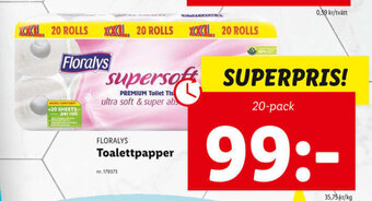 Lidl Floralys Toalettpapper erbjuda