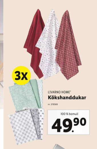 Lidl Kökshanddukar erbjuda