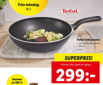 Lidl Tefal Wokpanna erbjuda