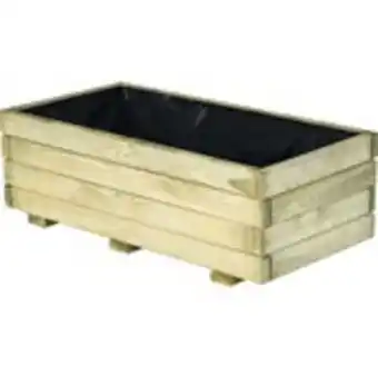 Hornbach Blomlåda 80x40x27cm trä natur erbjuda