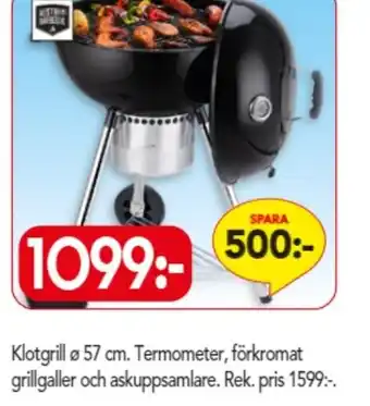 Klotgrill ø 57 cm