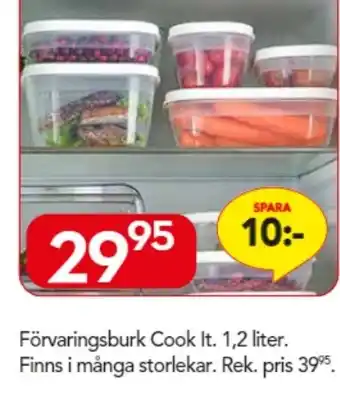 Bo Ohlsson Förvaringsburk Cook It erbjuda