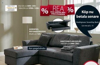JYSK Vejlby Bäddsoffa Med Schäslong erbjuda