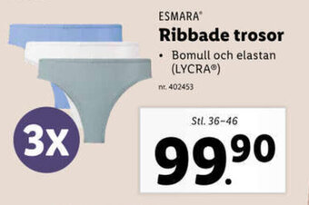 Lidl Ribbade Trosor erbjuda